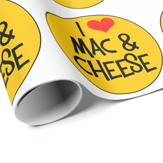 Mac n Cheese Wrapping Paper Cadeaupapier (Rol Hoek)
