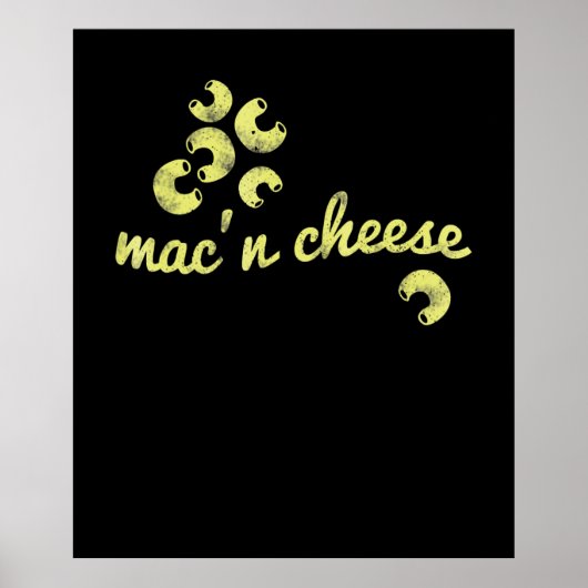 Mac n-kaas | cadeau voor leuke humor poster (Voorkant)