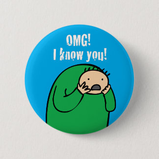 Mac OMG. Button (blauw)