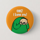 Mac OMG. Button (Oranje) (Voorkant)