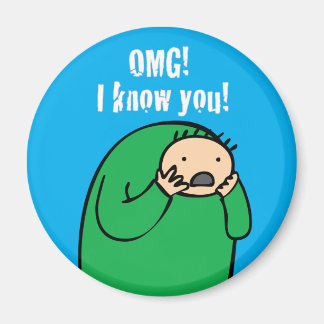 Mac OMG! Magneet (blauw)