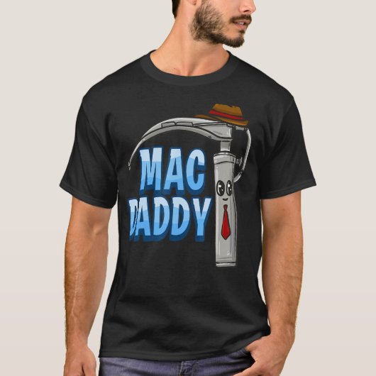 Mac Papa Anesthesie Laryngoscope Humor T-shirt (Voorkant)