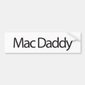 Mac Papa Bumpersticker (Voorkant)