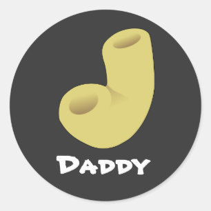 Mac papa ronde sticker