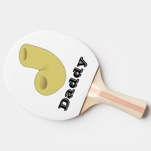 Mac papa tafeltennisbatje (Zijkant)