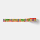 MAC RAE TARTAN 1,5" Breed Grosgrain Lint (Voorkant)