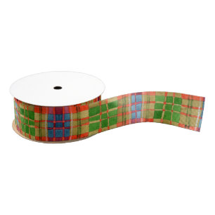 MAC RAE TARTAN 1,5" Breed Grosgrain Lint