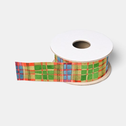 MAC RAE TARTAN 1,5" Breed Grosgrain Lint (Spoel)