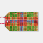 MAC RAE TARTAN 3.5 "x2" garen Labels Cadeaulabel (Achterkant Horizontaal)
