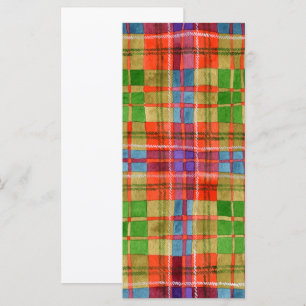 MAC RAE TARTAN 4x9 Vlakke kaart / Verticaal