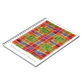 MAC RAE TARTAN 6.5x8.75 spiraal Notitieboek (Linkerzijde)