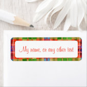 MAC RAE TARTAN .75 "x2.25" Labels (Insitu)