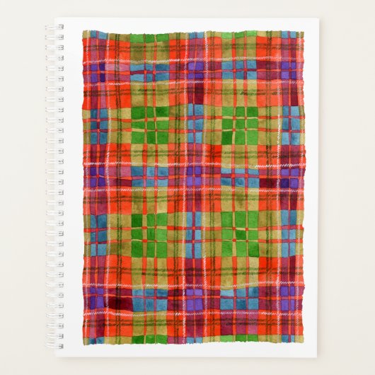 MAC RAE TARTAN 8.5x11 Planner / Agenda (Voorkant)