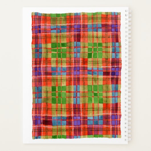 MAC RAE TARTAN 8.5x11 Planner / Agenda (Achterkant)