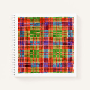 MAC RAE TARTAN 8.5x8.5 Spiraalvormig Notitieboek