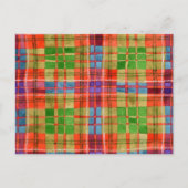 MAC RAE TARTAN Ansichtkaart Briefkaart (Voorkant)