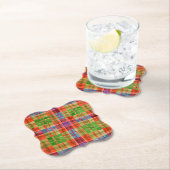 MAC RAE TARTAN beugel papier Onderzetters (Insitu)