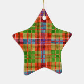 MAC RAE TARTAN Ceramic Star-Ornament Keramisch Ornament (Rechts)