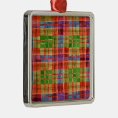 MAC RAE TARTAN Glas Vierkante Ornament (Rechts)