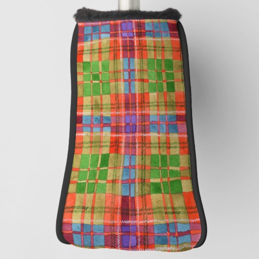 MAC RAE TARTAN Golf Putter Hoesje Golfheadcover (Draai 90)