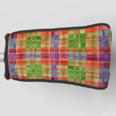 MAC RAE TARTAN Golf Putter Hoesje Golfheadcover (Voorkant)