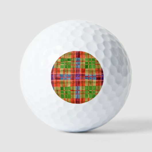MAC RAE TARTAN Golfballen (Voorkant)