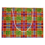 MAC RAE TARTAN Grote Gift Bag Groot Cadeauzakje (Achterkant)