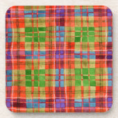 MAC RAE TARTAN Hard Plastic Onderzetters (Voorkant)