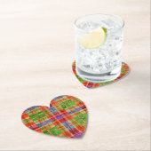 MAC RAE TARTAN Hart Papier Onderzetters (Insitu)