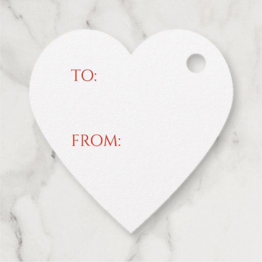 MAC RAE TARTAN Heart Gift Labels (Achterkant)