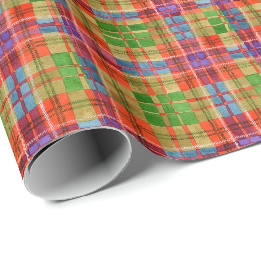 MAC RAE TARTAN inpakpapier (Rol Hoek)