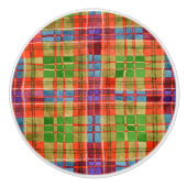 MAC RAE TARTAN-keramische knop (Voorkant)