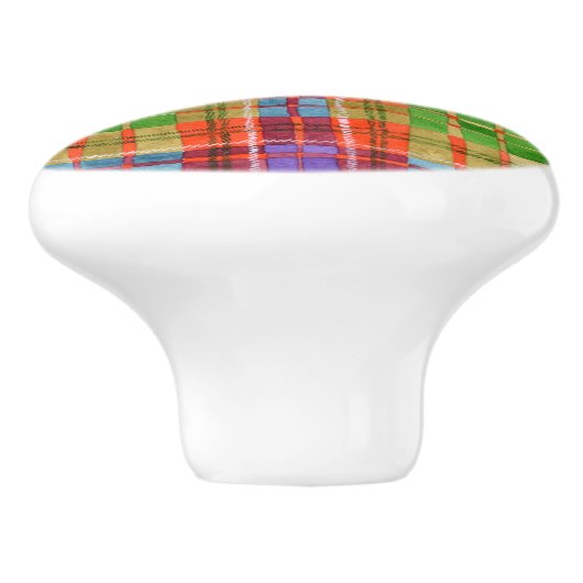 MAC RAE TARTAN-keramische knop (Zijkant)
