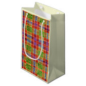 MAC RAE TARTAN Kleine Gift Bag Klein Cadeauzakje (Voorkant Gekanteld)