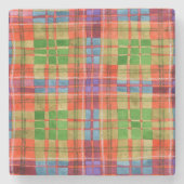 MAC RAE TARTAN Marmeren Steen Onderzetter (Voorkant)