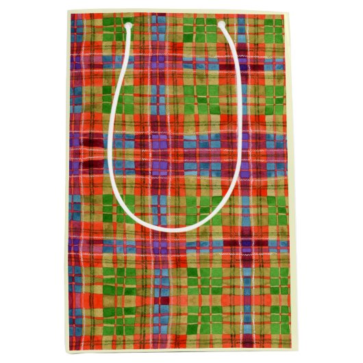MAC RAE TARTAN Medium Gift Bag Cadeauzakje (Voorkant)