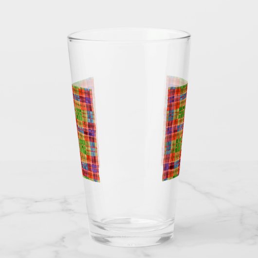 MAC RAE TARTAN Pint Glass Glas (Links)