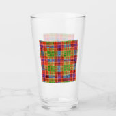 MAC RAE TARTAN Pint Glass Glas (Voorkant)