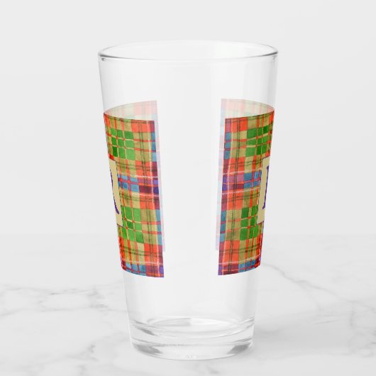 MAC RAE TARTAN Pint Glass Glas (Rechts)