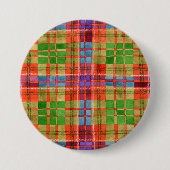 MAC RAE TARTAN Ronde Pin Button (Voorkant)