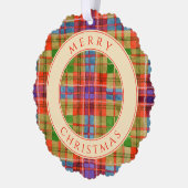 MAC RAE TARTAN Schulpapier Ornament Kaart (Links)