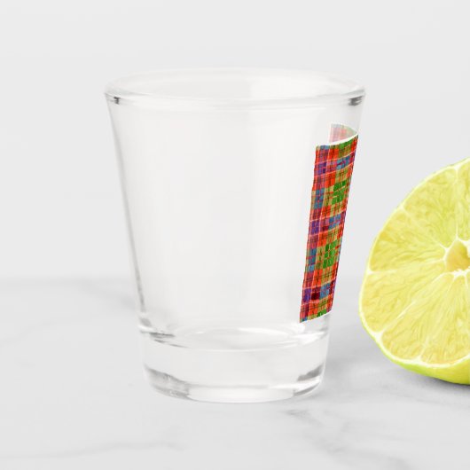 MAC RAE TARTAN Shot Glass Shot Glas (Links)