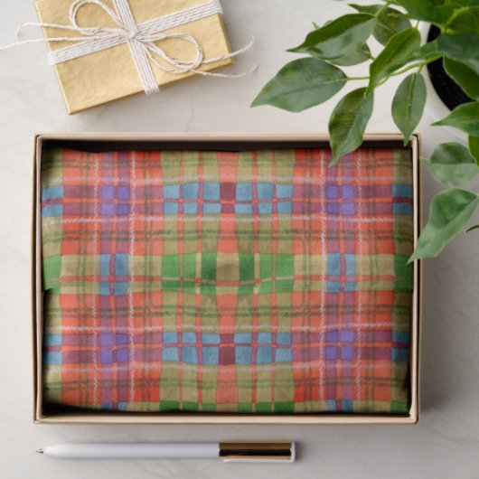 MAC RAE TARTAN-tissuepapier Tissuepapier (Geschenk)