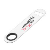 Mac Redd Bottle Opener Speed Flessenopener (Achterkant Gekanteld)
