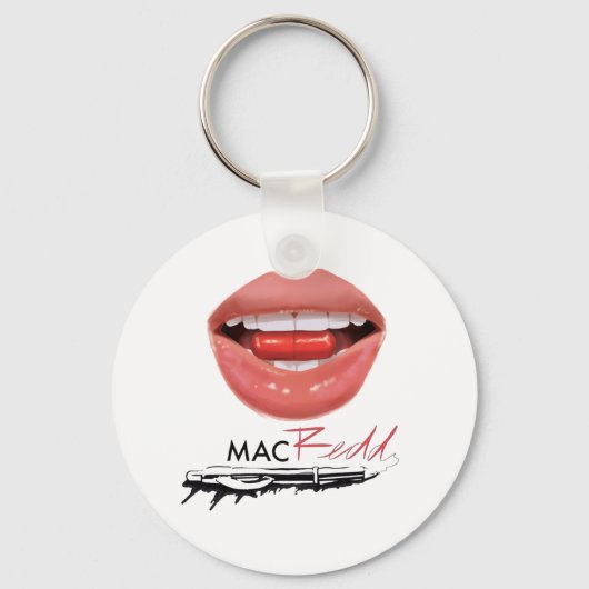 Mac Redd Lip Sleutelhanger (Voorkant)