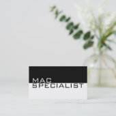 Mac Specialist Computer Laptop Repair Service Visitekaartje (Staand voorkant)