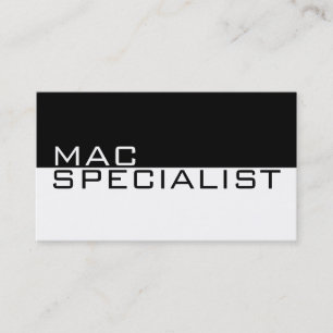 Mac Specialist Computer Laptop Reparatie Service Visitekaartje