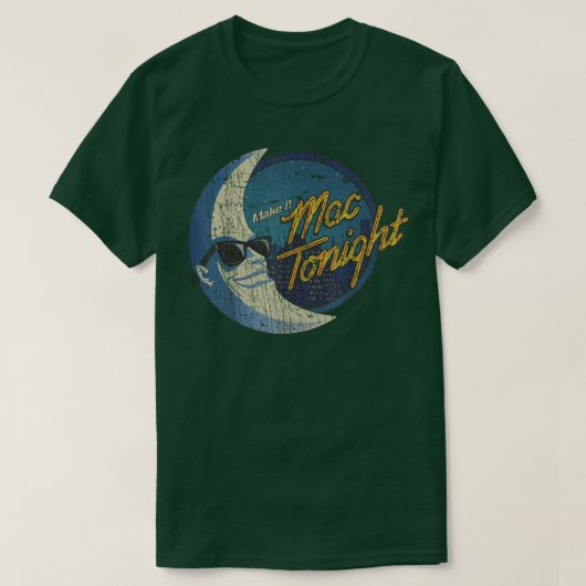 Mac Tonight Moon Man 1986 T-shirt (Design voorkant)