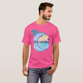 Mac Tonight Nostalgische Oceaan Zonsondergang T-shirt (Voorkant volledig)