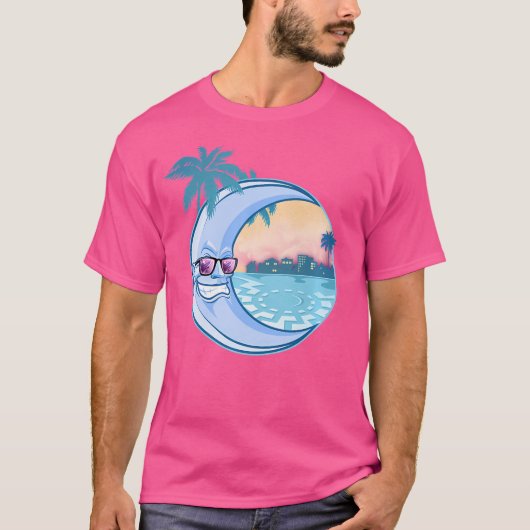 Mac Tonight Nostalgische Oceaan Zonsondergang T-shirt (Voorkant)